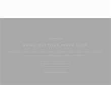 Tablet Screenshot of glowwithjolie.com